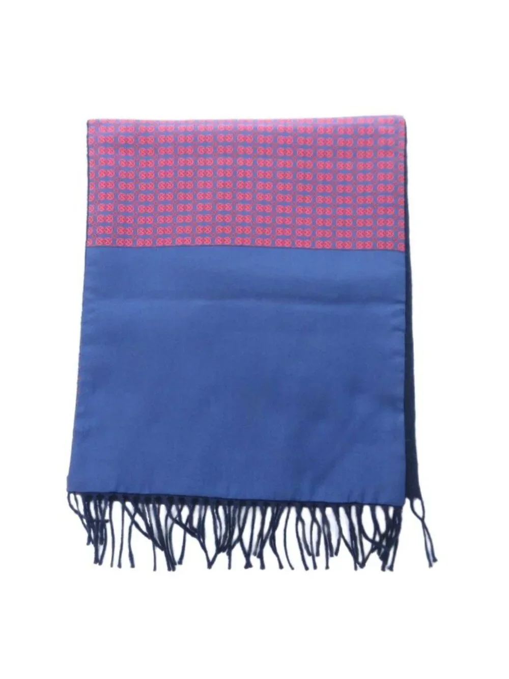 Hermes Martin Margiela Era Cashmere Silk Scarf Reversible Geometric Pattern - Picture 2 of 4